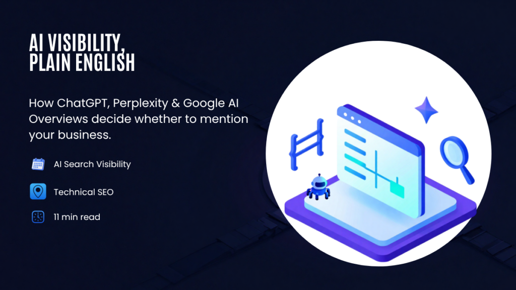 Ai visibility plain English